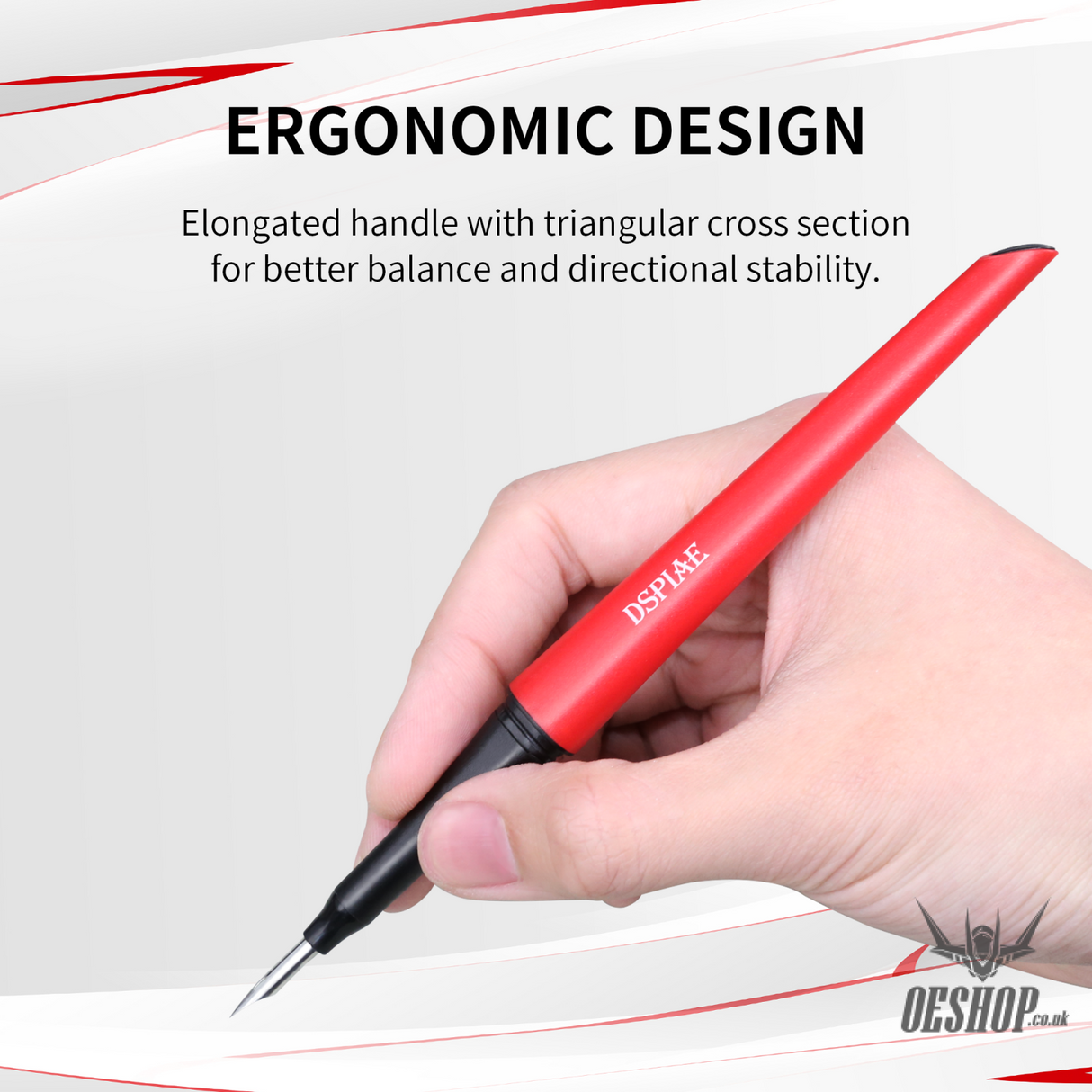 Dspiae Pt-Pl/Pt-Fb/Pt-Tb Phoenix Plume Panel Line Marker Handle/Fine Detailing Brush Handle/Broad