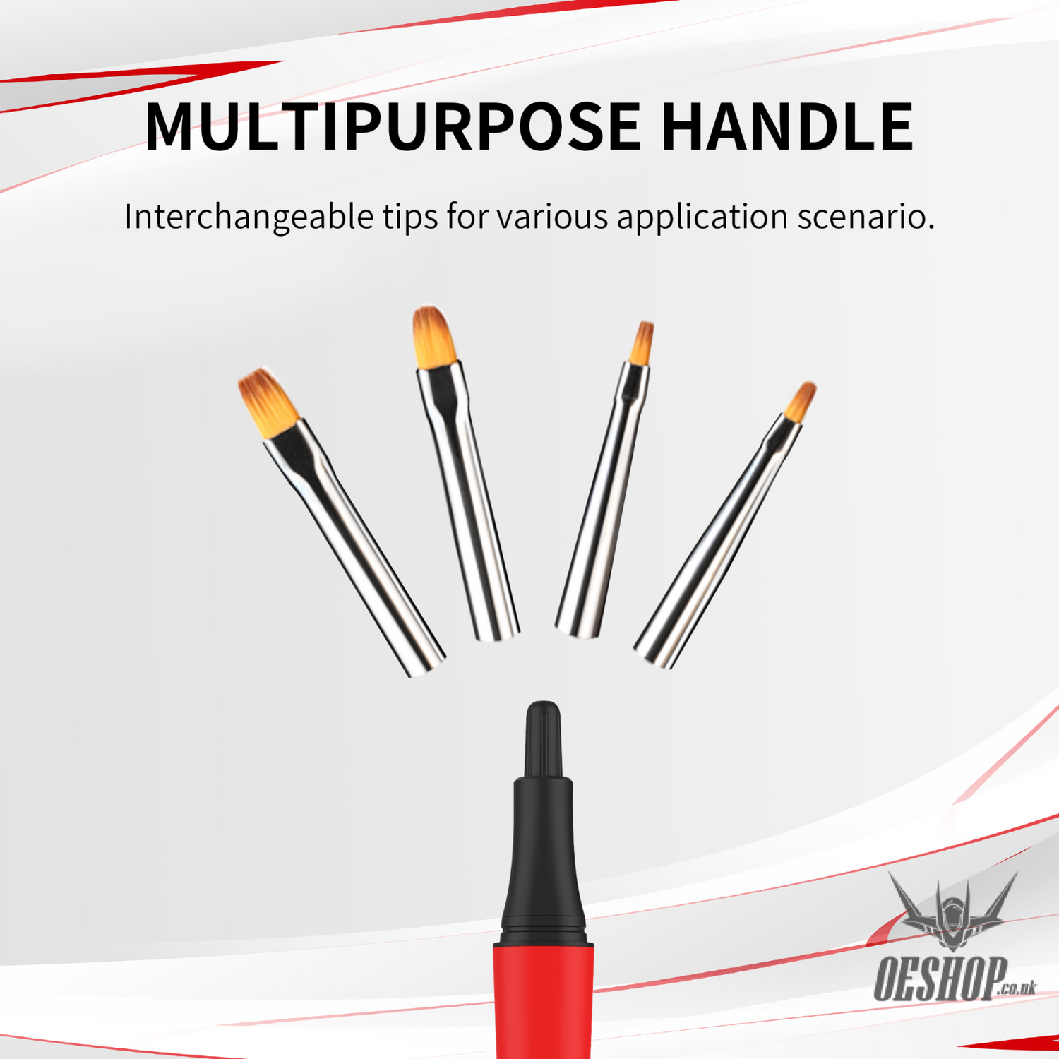 Dspiae Pt-Pl/Pt-Fb/Pt-Tb Phoenix Plume Panel Line Marker Handle/Fine Detailing Brush Handle/Broad