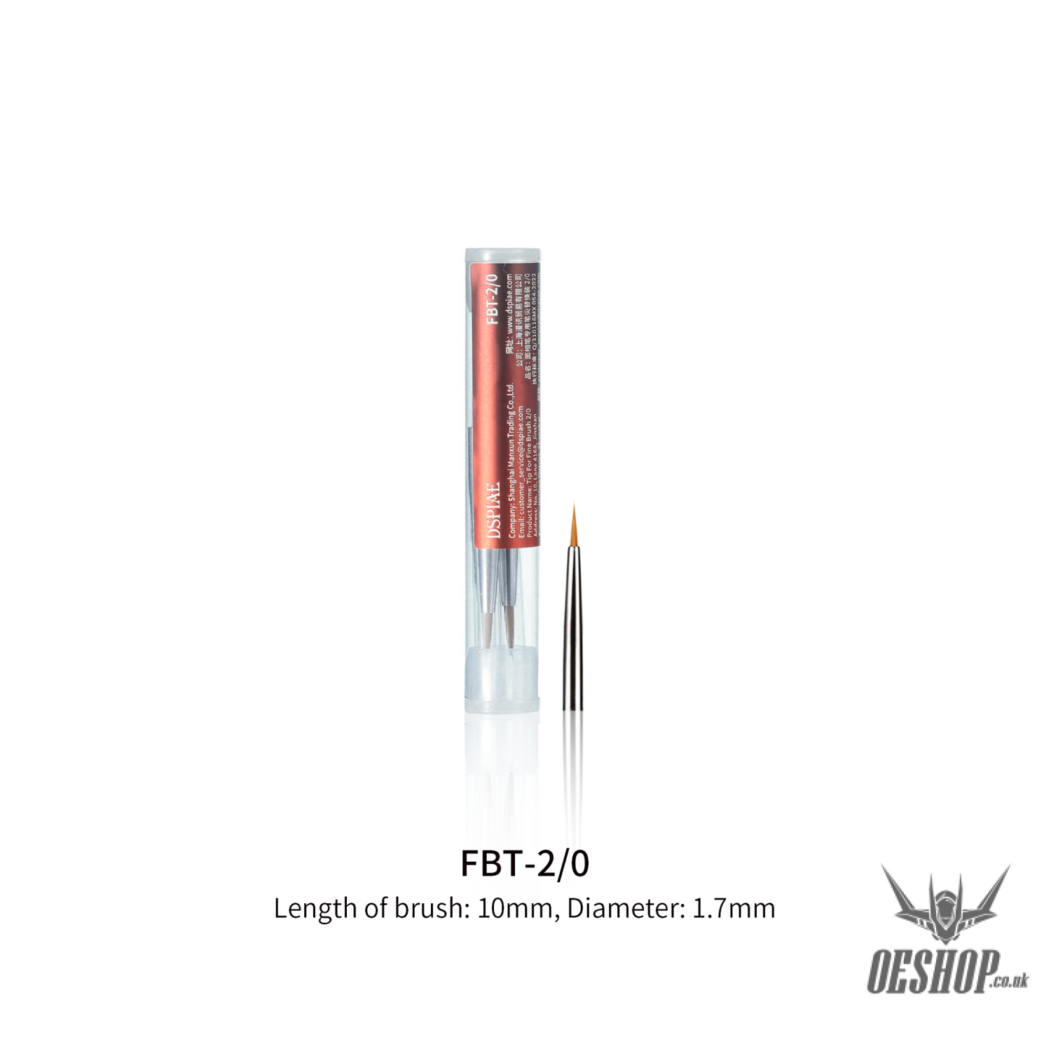 Dspiae Pt-Pl/Pt-Fb/Pt-Tb Phoenix Plume Panel Line Marker Handle/Fine Detailing Brush Handle/Broad