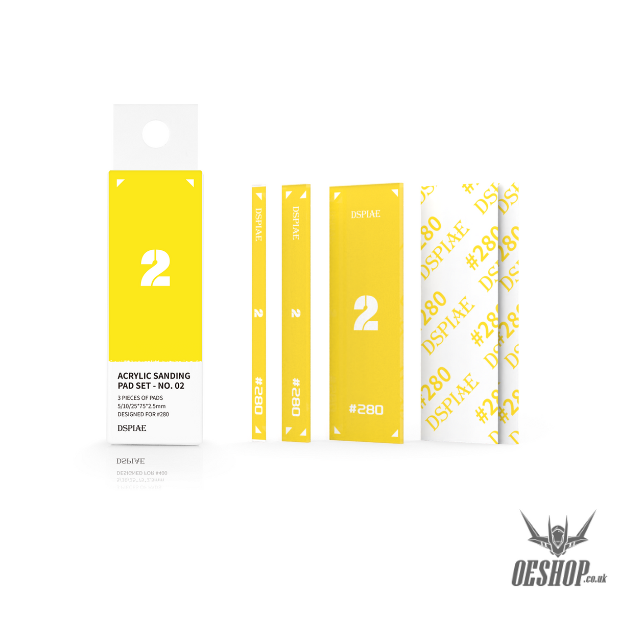 DSPIAE PT-SP Acrylic Sanding Pad PT-SP02Yellow Sanding Tools