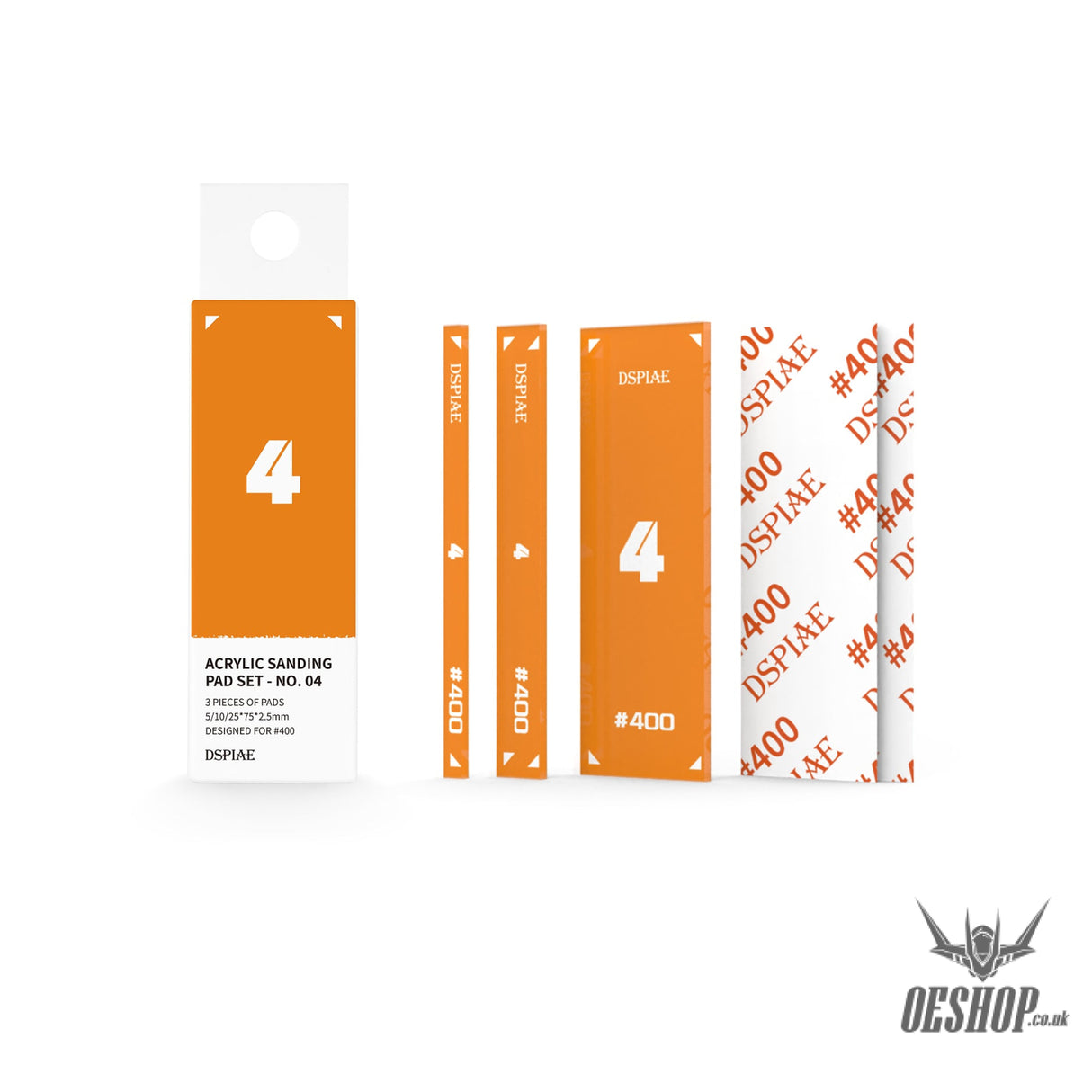 DSPIAE PT-SP Acrylic Sanding Pad PT-SP04 Orange Sanding Tools