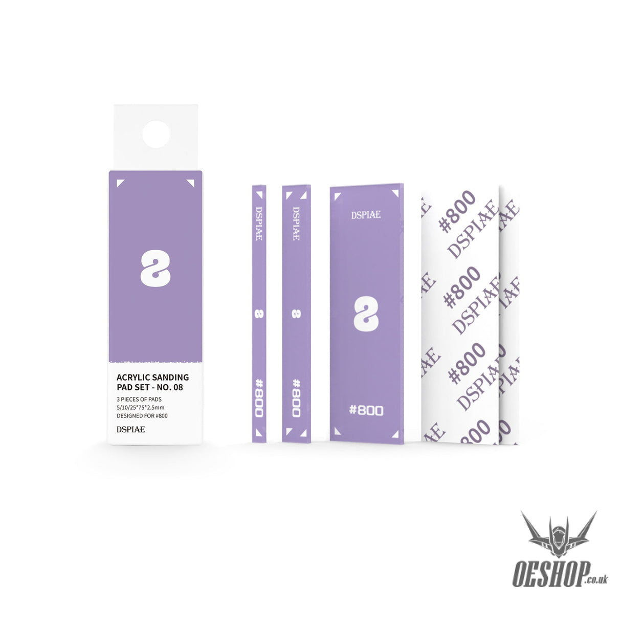 DSPIAE PT-SP Acrylic Sanding Pad PT-SP08 Purple Sanding Tools