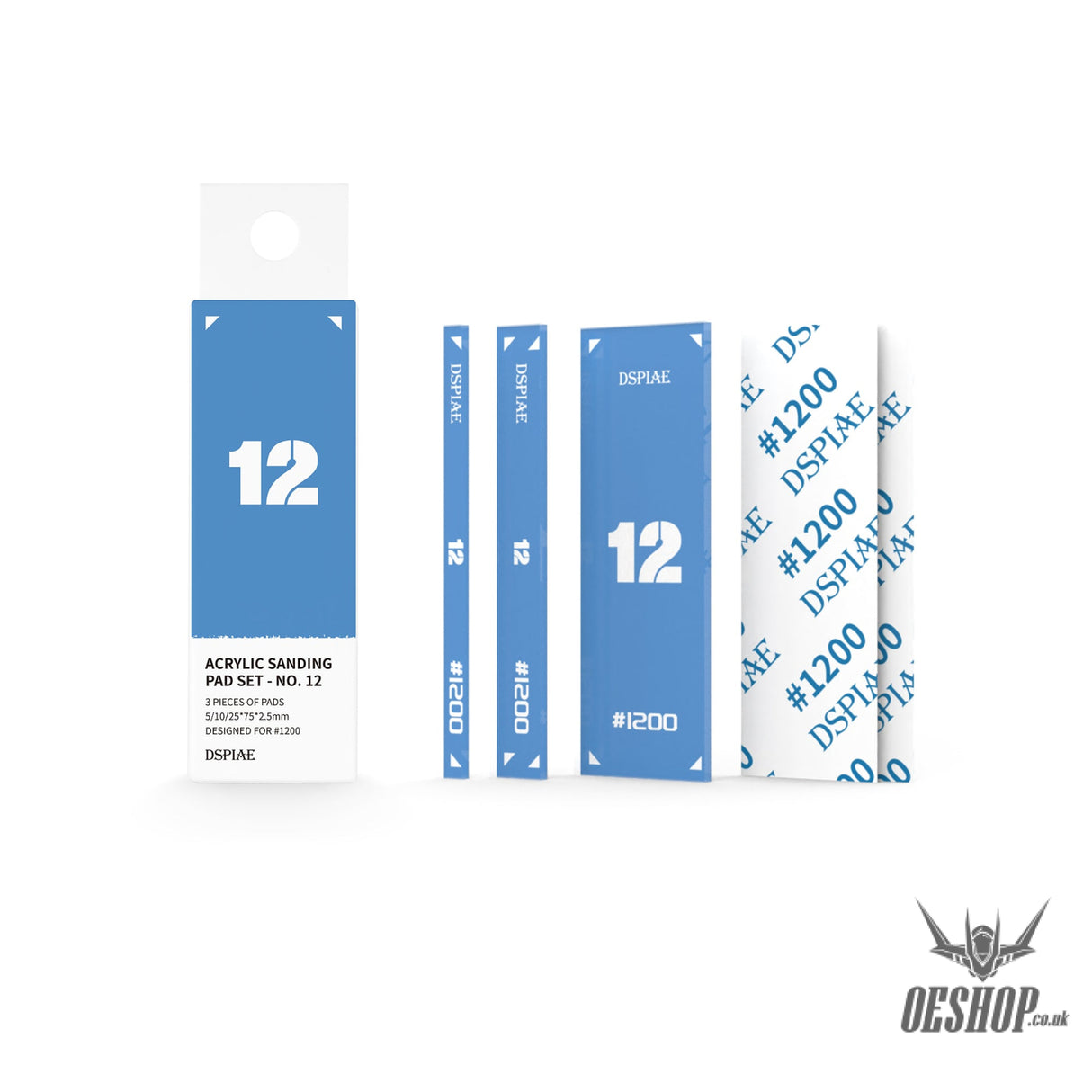 DSPIAE PT-SP Acrylic Sanding Pad PT-SP12 Dark Blue Sanding Tools