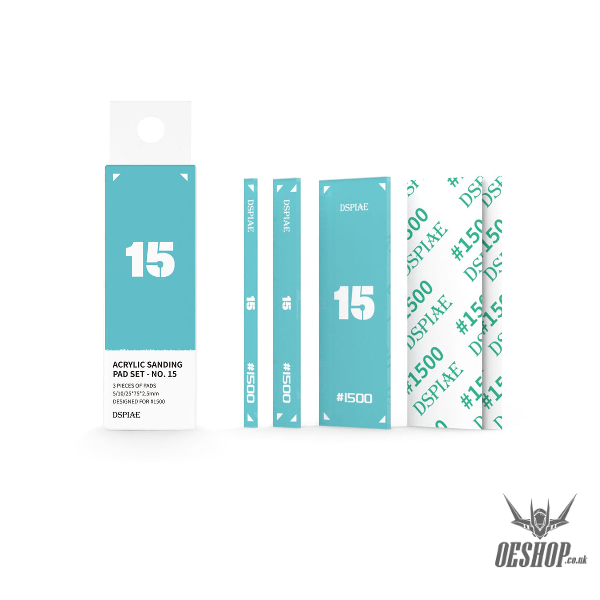 DSPIAE PT-SP Acrylic Sanding Pad PT-SP15 Green Sanding Tools