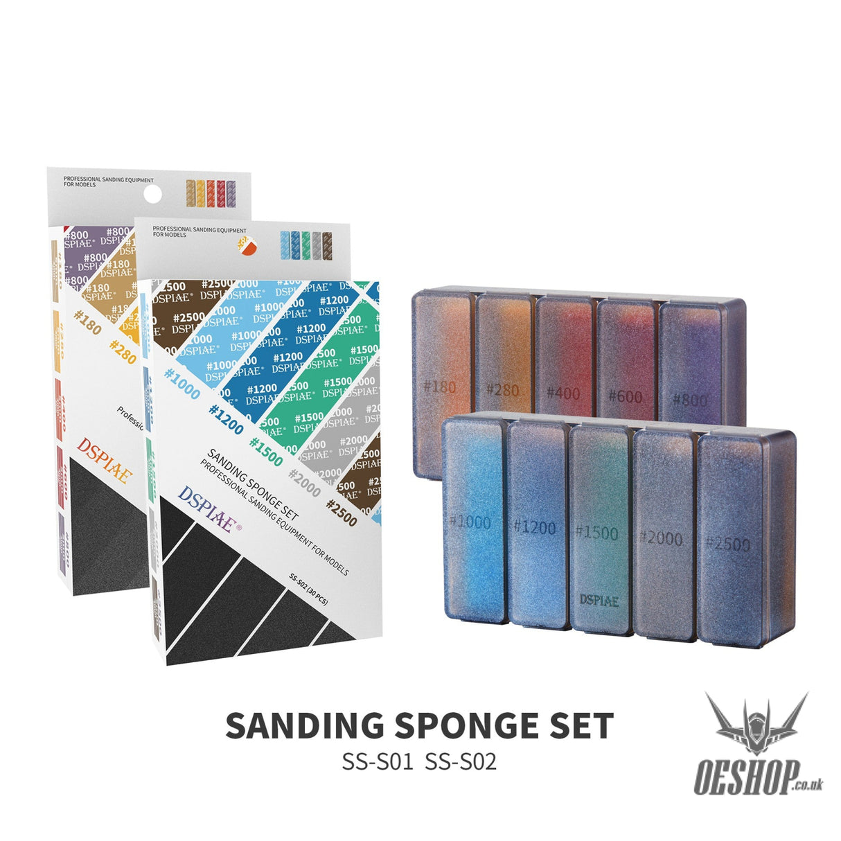 DSPIAE SS-S01 180-800 SANDING SPONGE 30PCS DSPIAE 10.99 OEShop