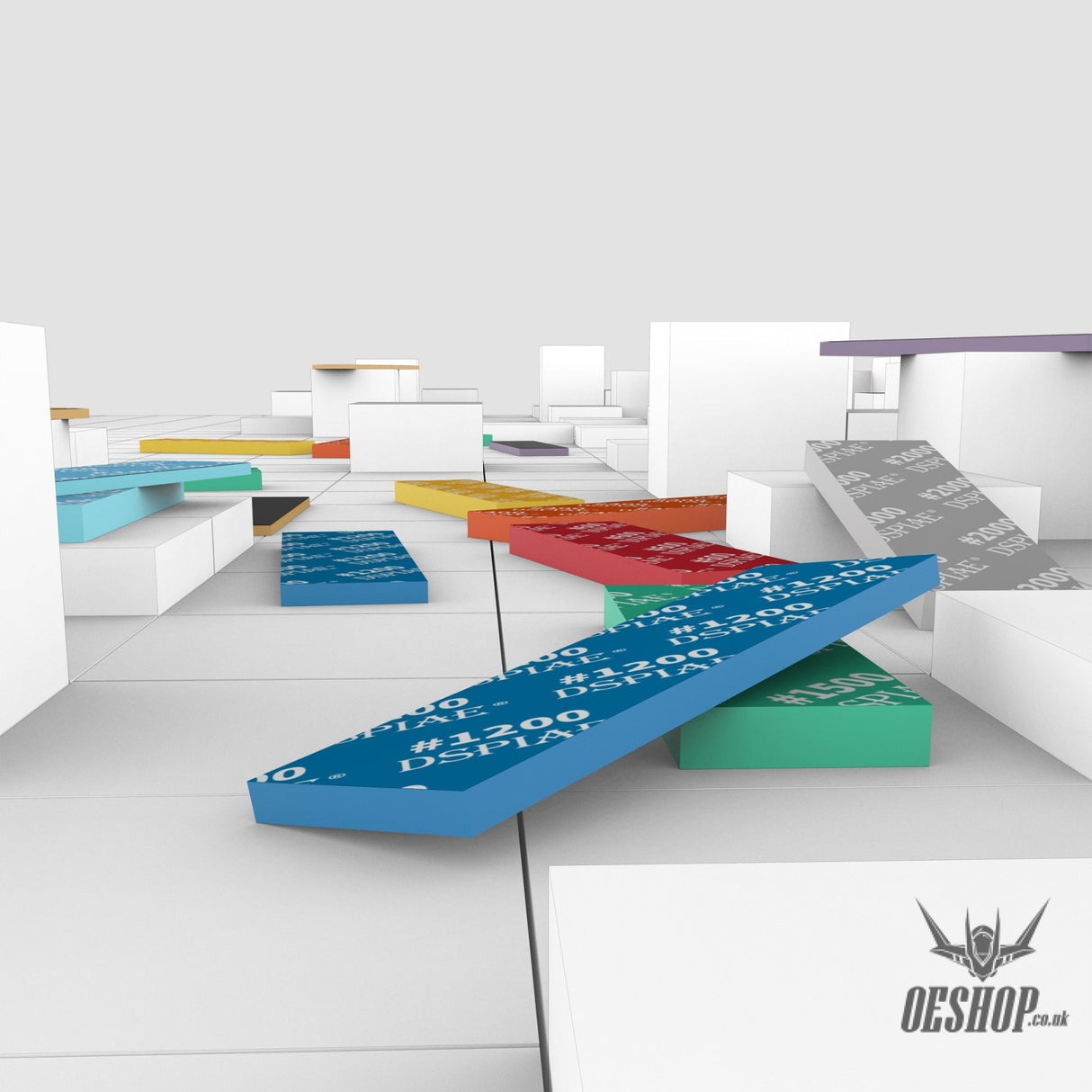 Dspiae Ss2 180-2500 2Mm Sanding Sponge 5Pcs