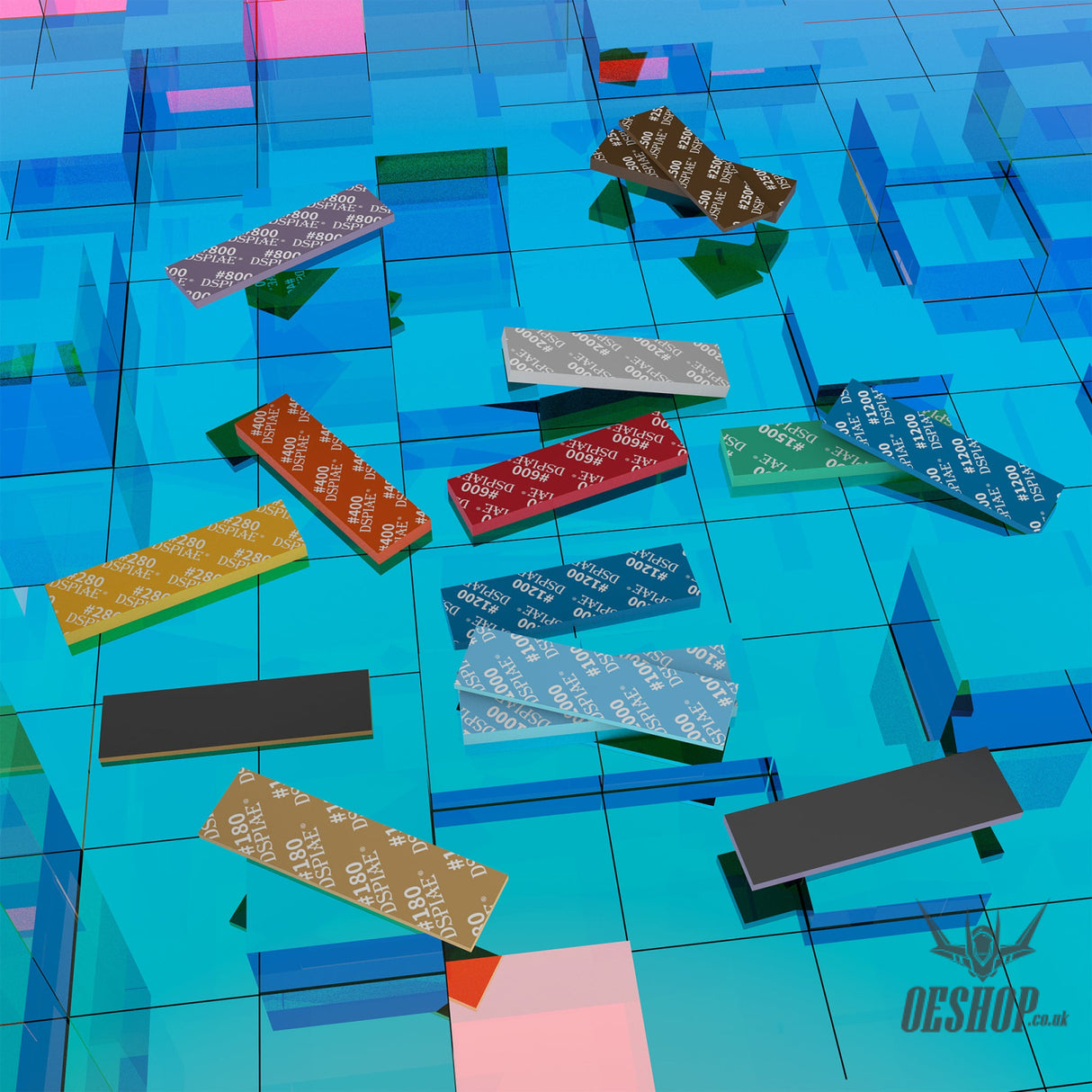 Dspiae Ss2 180-2500 2Mm Sanding Sponge 5Pcs