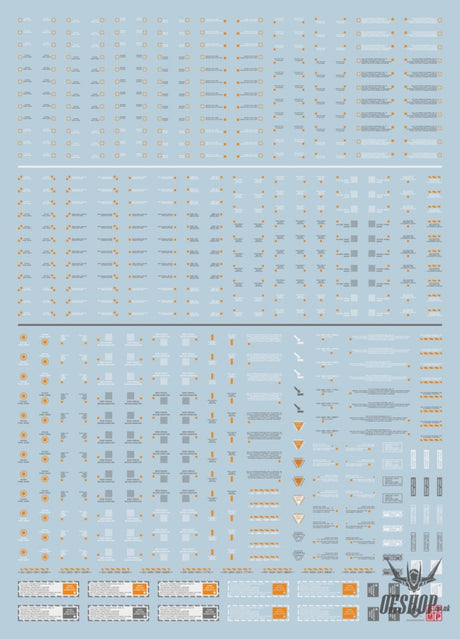 Evo Rb01 Rb02 Nc05 1/100 General Uv Fluorescent Evolution Studio Decals Nc05-2 Orange-White/darkgray