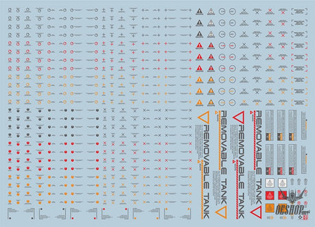 EVO 1/100 Orange/Red/Dark Gray General NC06-G Evolution Studio Decals Evolution Studio 3.59 OEShop