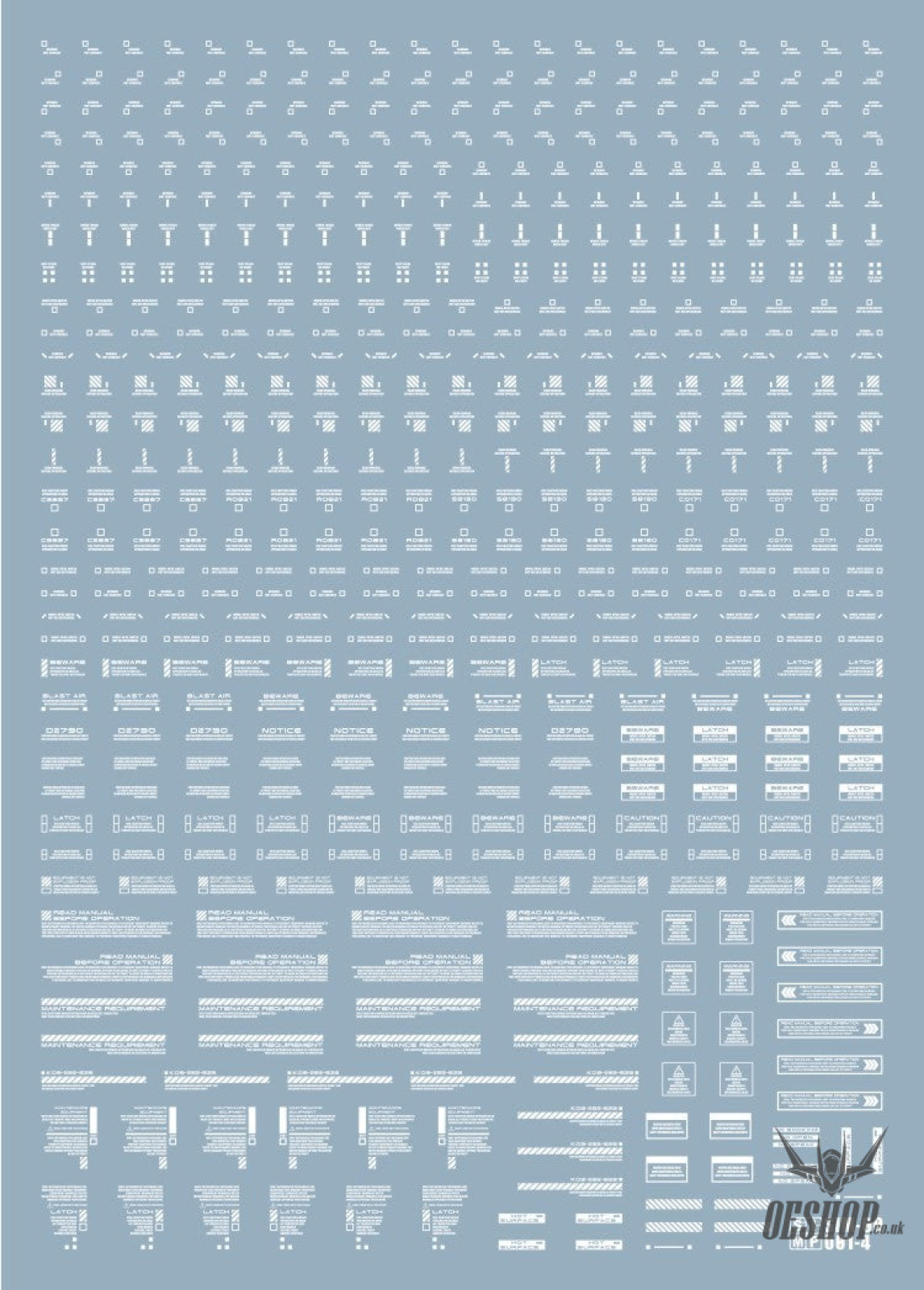 EVO 1/100 White General RB01-W Evolution Studio Decals Evolution Studio 3.49 OEShop