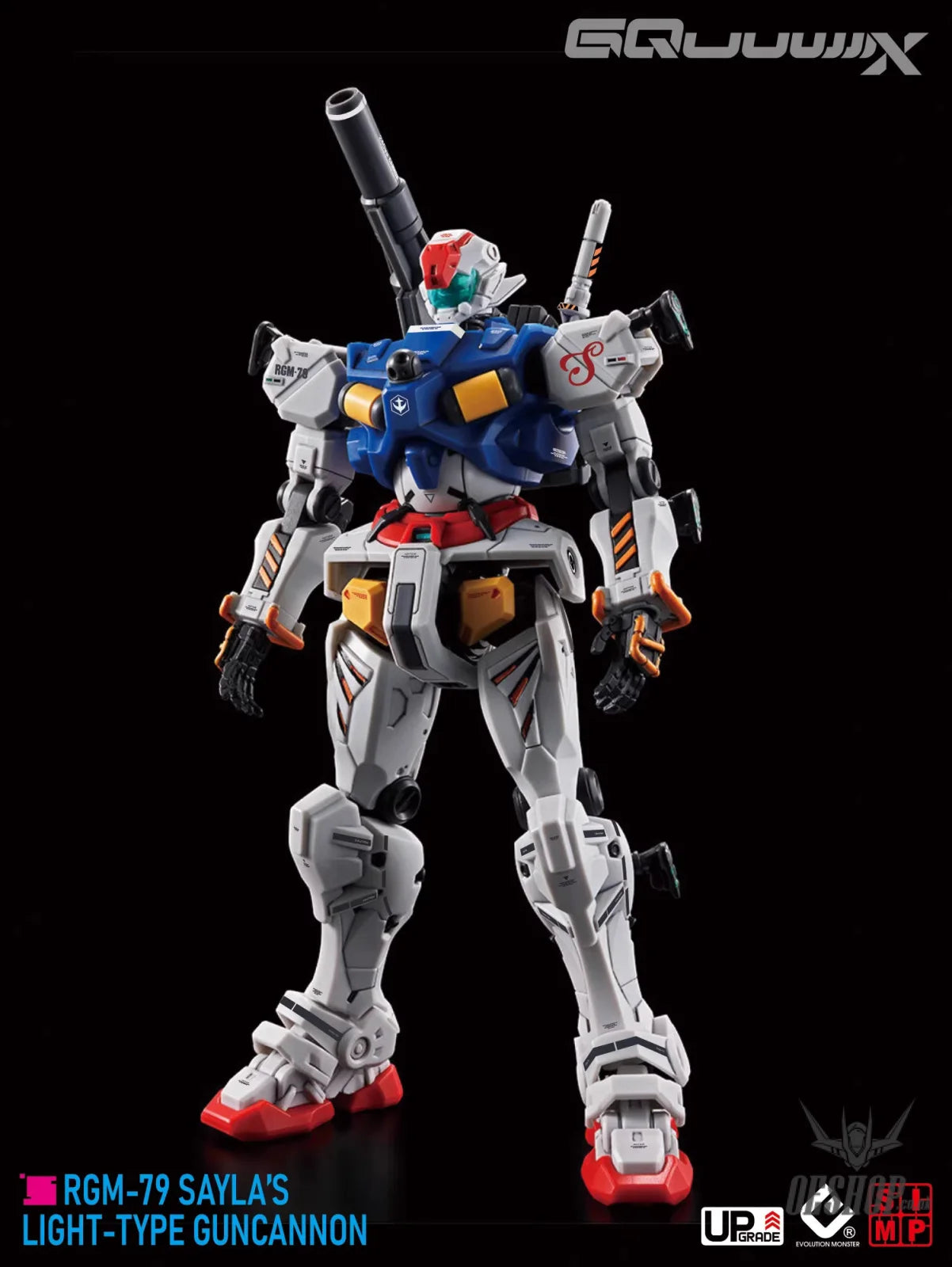 EVO - E-HG GQ-5 (UV) HG GQuuuuuuX Light-type Guncannon Evolution Studio Decals - Decals