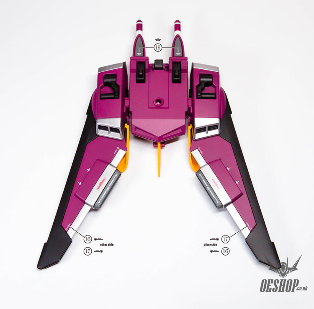 Evo - E-Hg231 (Uv) Hg Infinite Justice Gundam Evolution Studio Decals