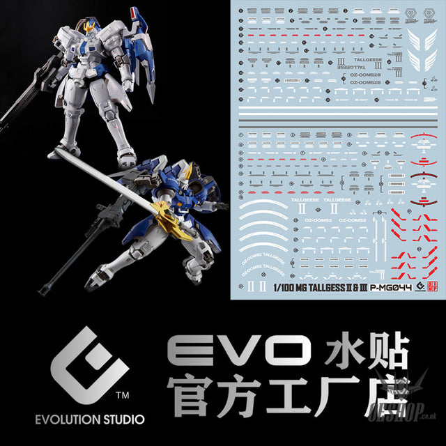 Evo - E-M044 (Uv) Mg Tallgeese (2 3 Collection) Evolution Studio Decals