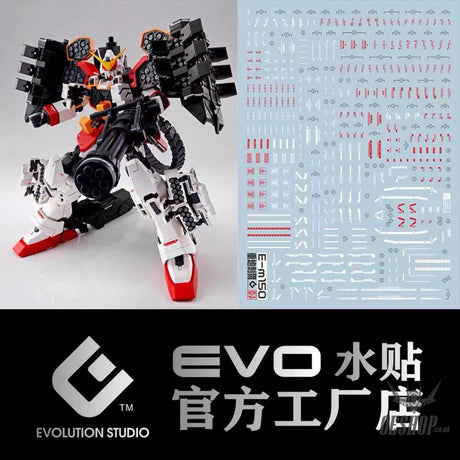 Evo - E-M150 (Uv) Mg-Gundam Heavyarms+Igel Armor Evolution Studio Decals