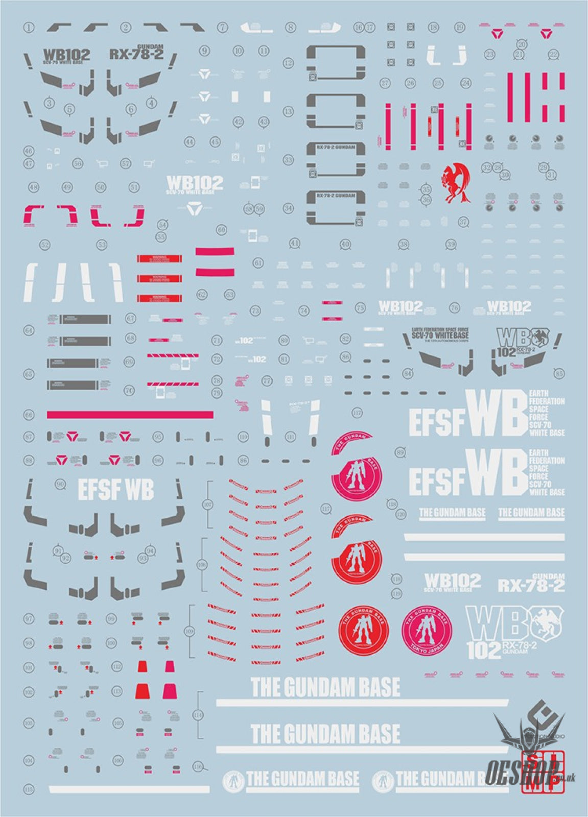 EVO - MG RX-78-2 Gundam 3.0 E-MG171 Evolution Studio Decals Evolution Studio 3.59 OEShop