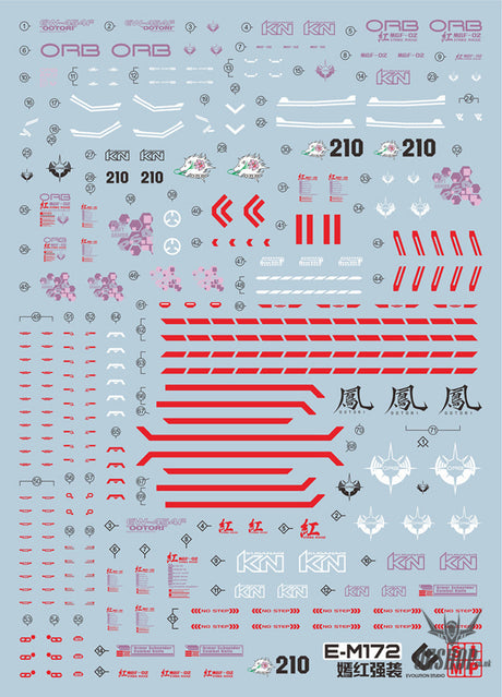 Evo - E-Mg172 (Uv) Mg Strike Rouge Mbf-02 Evolution Studio Decals
