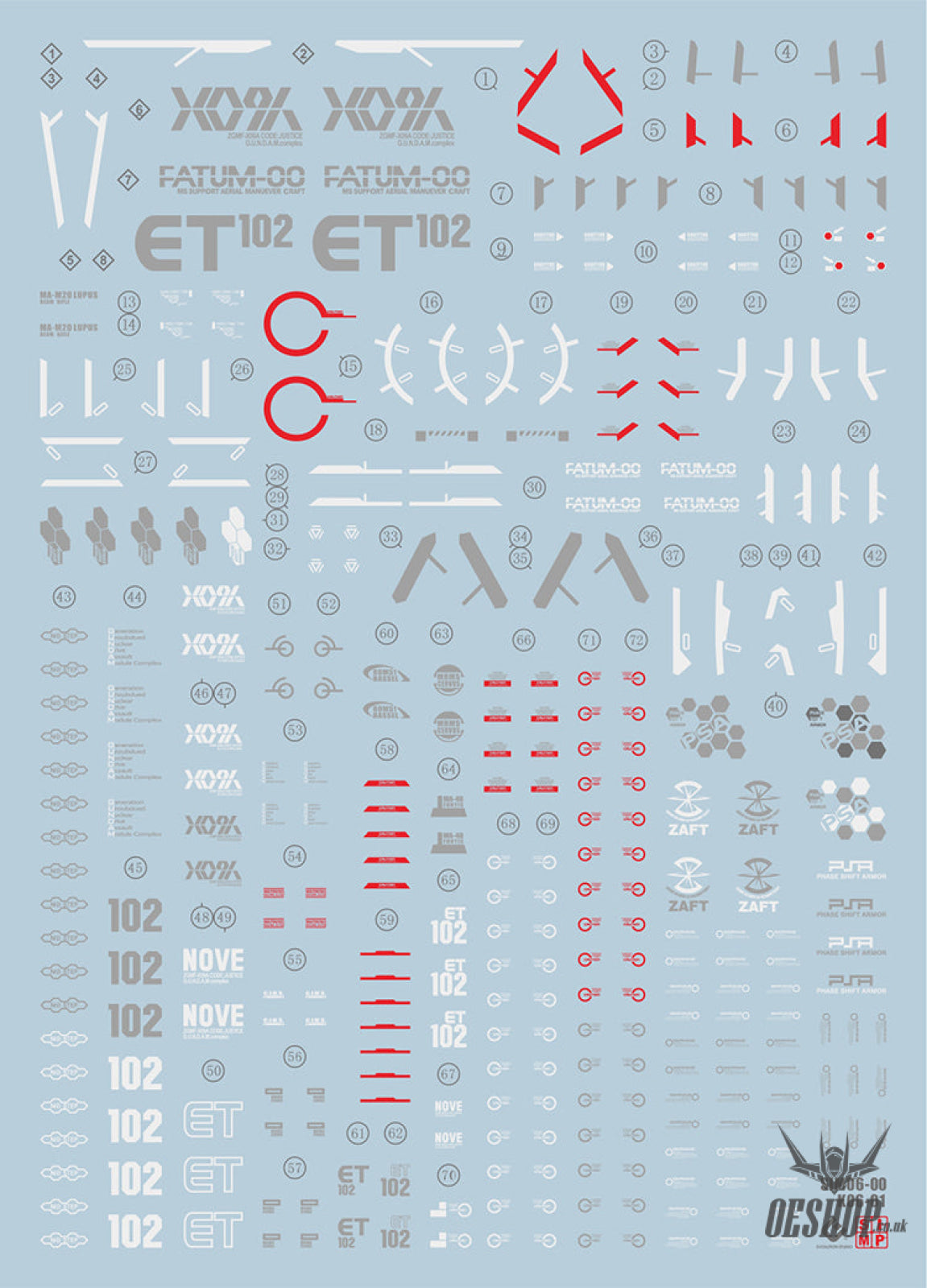 Evo - E-Mg195 (Uv) Mg Justice Evolution Studio Decals