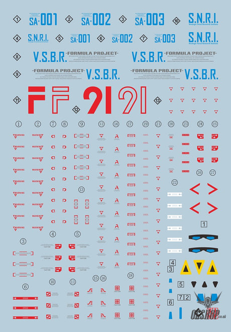 EVO - MG F91 Gundam F91 2.0 E-MG201 Evolution Studio Decals Evolution Studio 3.59 OEShop