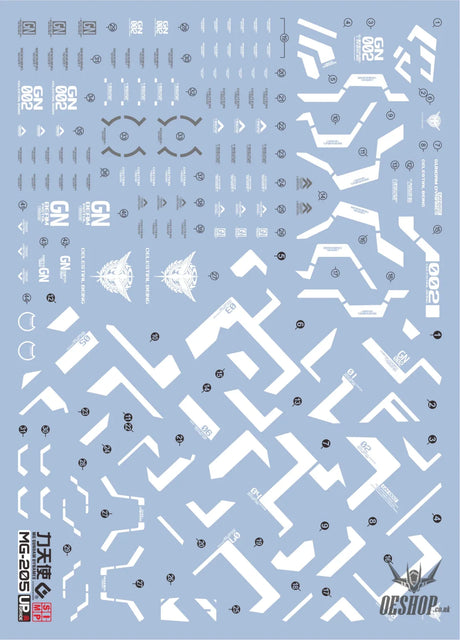 EVO - E-MG205(E-MG207) (UV) MG Dynames Evolution Studio Decals Decals