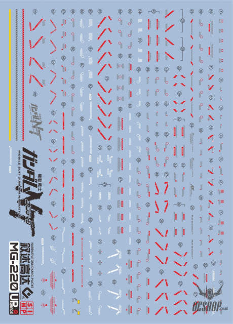 EVO - E-MG220 (UV) MG Narrative Gundam C-Pack Evolution Studio Decals Decals