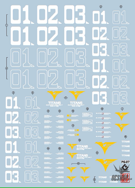 Evo - E-Pg07 (Uv) Pg Mk-Ii (Titans) Black Evolution Studio Decals