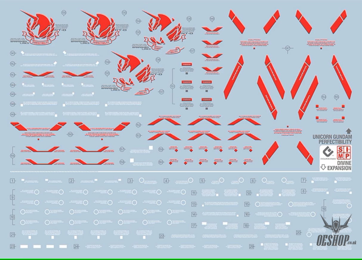 Evo - E-Pg15 (Uv) Pg Unicorn Perfectibility Studio Decals