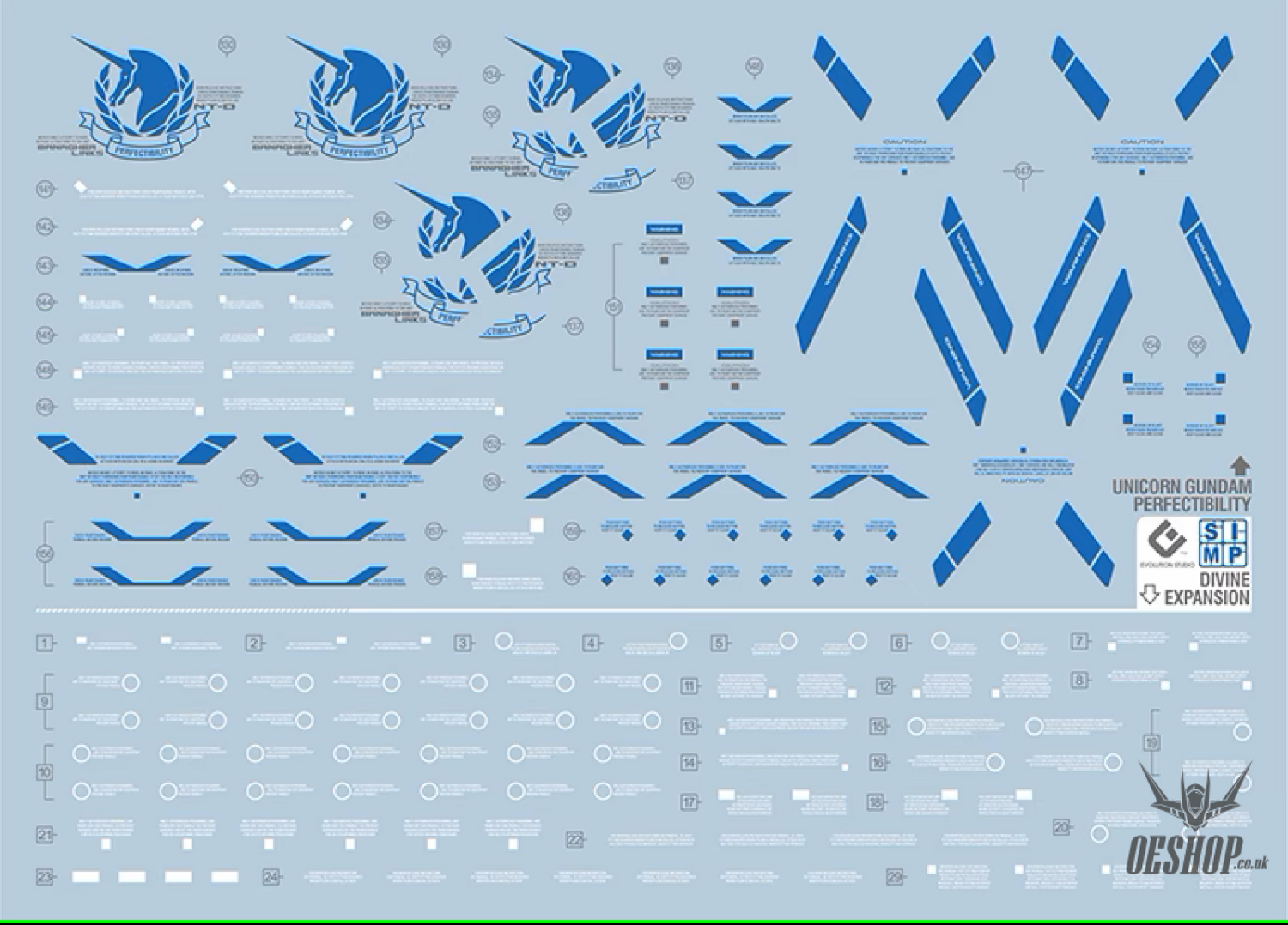 Evo - E-Pg15 (Uv) Pg Unicorn Perfectibility Studio Decals