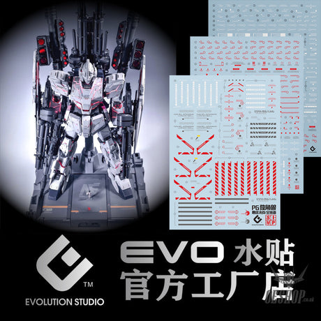 Evo - E-Pg15Fa (Uv) Pg Full Armor Unicorn Gundam Evolution Studio Decals