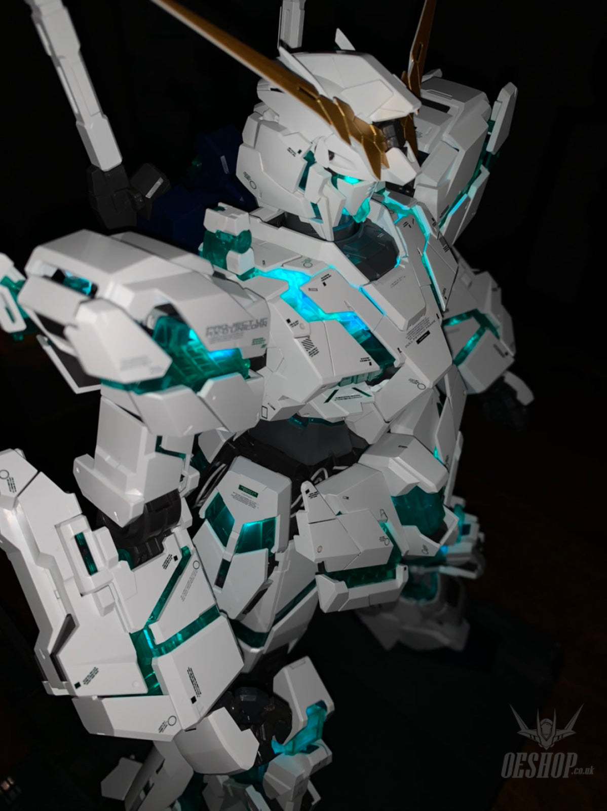 Evo - E-Pg15Fb (Gilding Green) Pg Unicorn Final Battle Gundam Evolution Studio Decals
