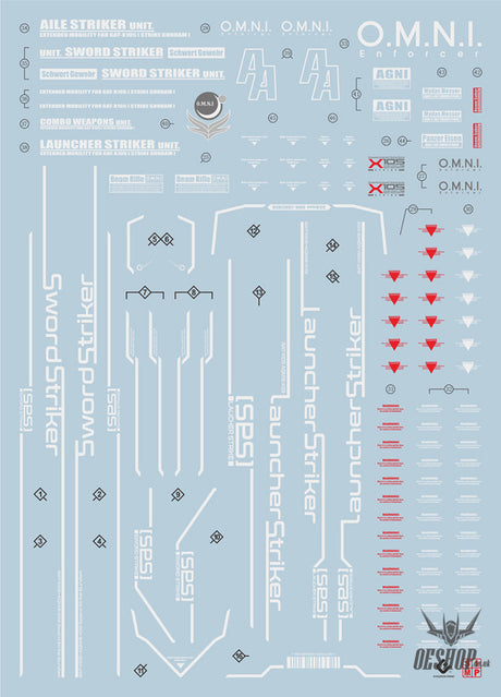 Evo - E-Pg19 (Uv) Pg Perfect Strike Gundam Evolution Studio Decals
