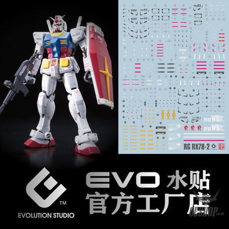 EVO - RG RX-78-2 Gundam E-RG01 Evolution Studio Decals Evolution Studio 3.59 OEShop