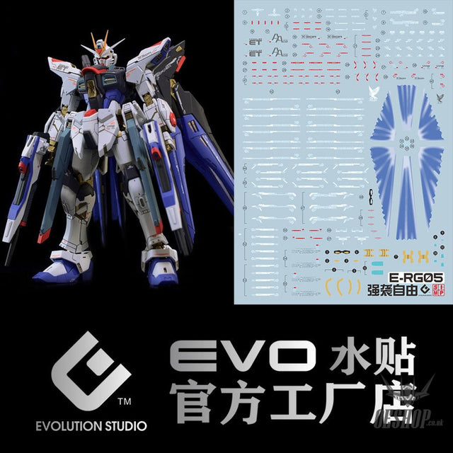 EVO E-RG14 RG Strike Freedom UV Evolution Studio Decals Decals