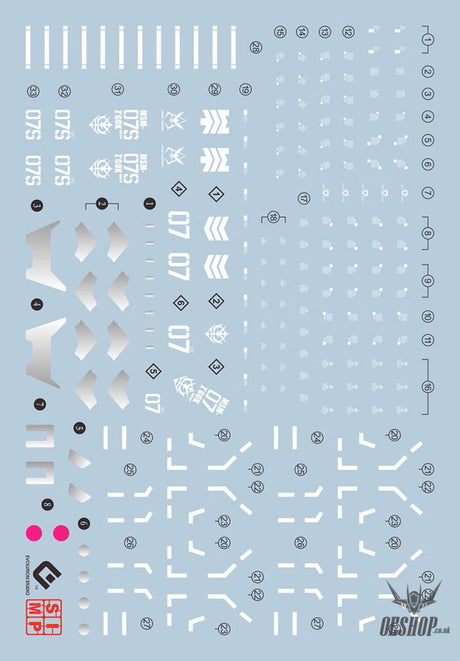 EVO E-RG16 RG Z’Gok(Char’s&Mass Productive) UV Evolution Studio Decals Decals