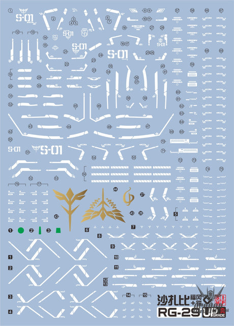 EVO - E-RG29 RG Sazabi UV Evolution Studio Decals Decals