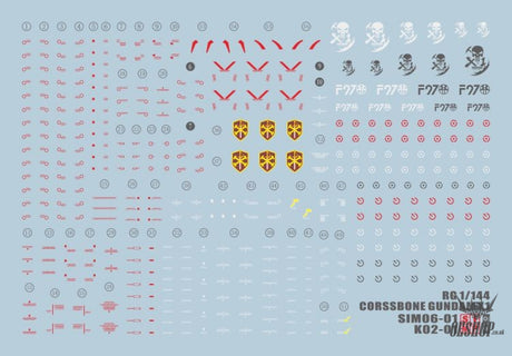 EVO - RG Crossbone Gundam X-1 E-RG31 Evolution Studio Decals Evolution Studio 3.59 OEShop