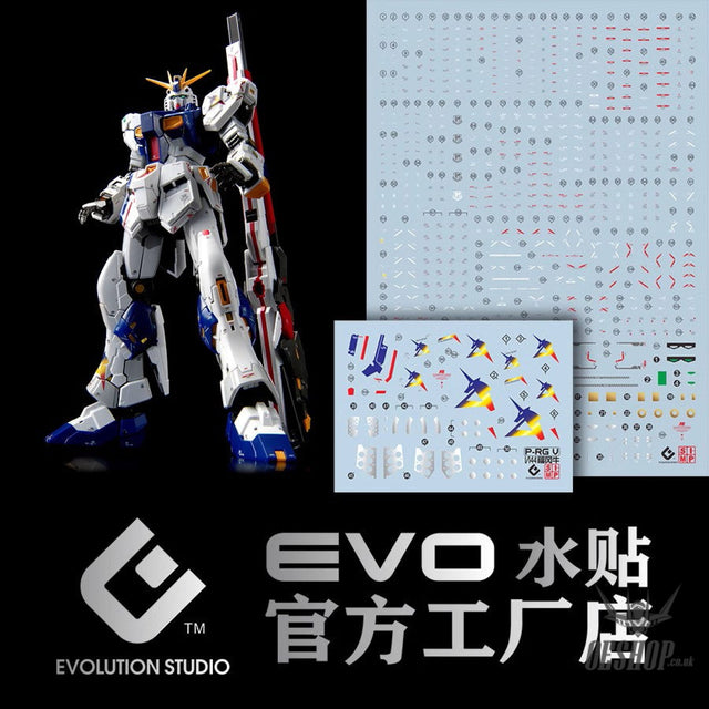 Evo E-Rv Rg Rx93Ff V Gundam(Ver.side-F) Uv Evolution Studio Decals