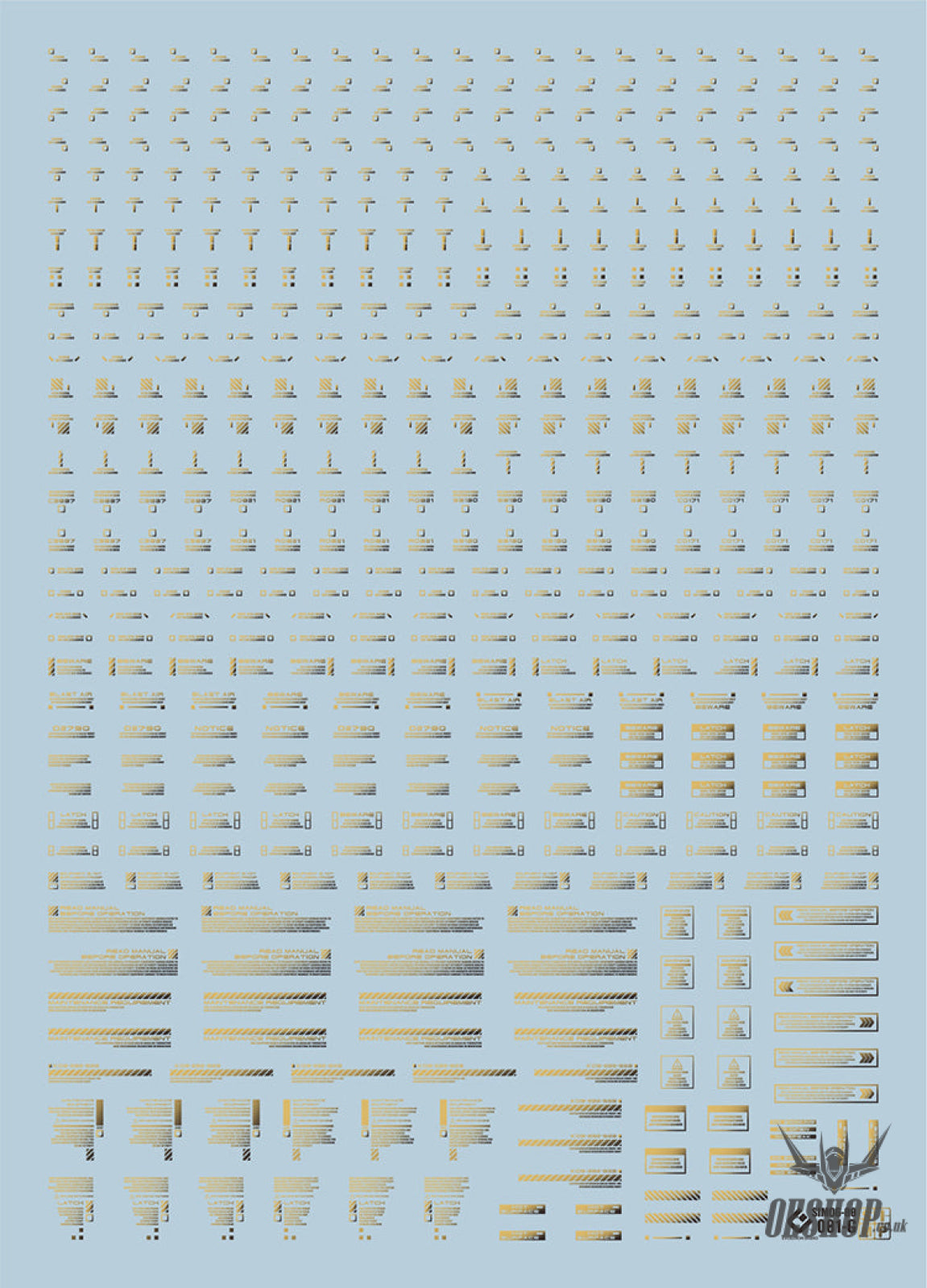 EVO General Chrome RB01-GD Gilding Evolution Studio Decals Decals