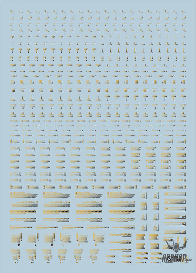 EVO General Chrome RB01-GD Gilding Evolution Studio Decals Decals