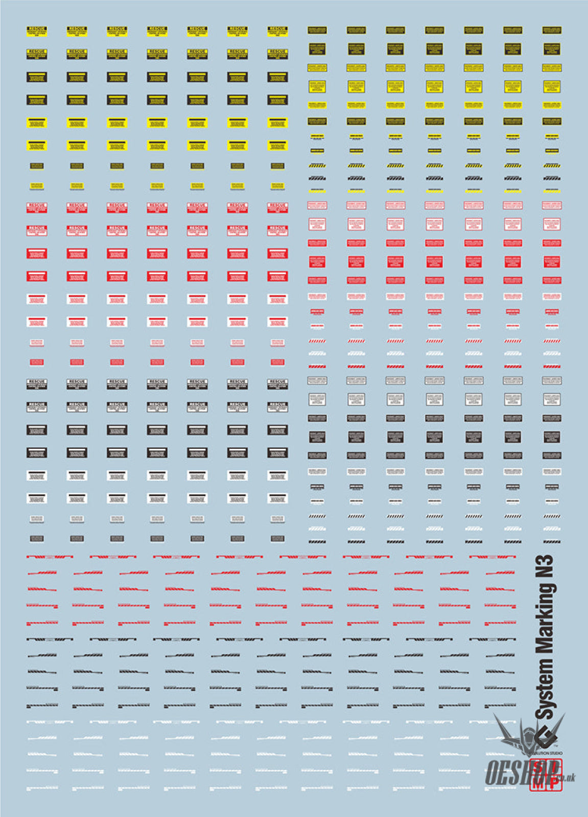 Evo - Sp-Smn1 System Marking Evolution Studio Decals Sp-N3C Smn1 Colour (Highest Clear Decal Ever)