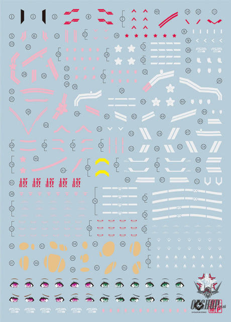 Evo - Sp-So Frame Arms Girl Megami Device Asra Archer Ouki Evolution Studio Decals