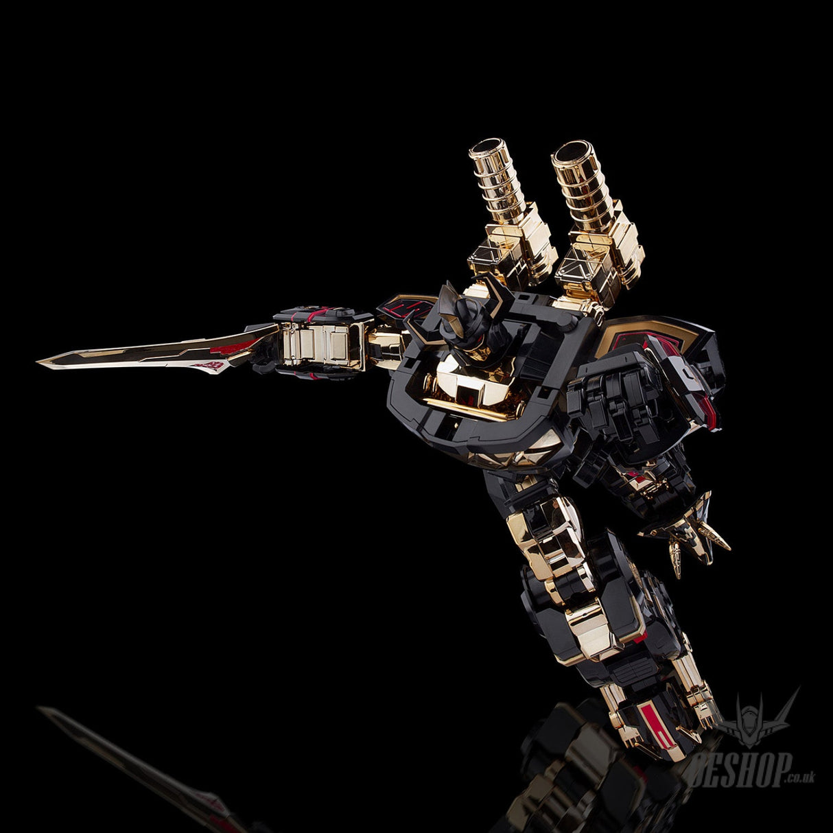 Flame Toys Furai Model Power Rangers Megazord Model Kit Black Limited Ver. - Scale Model Kits