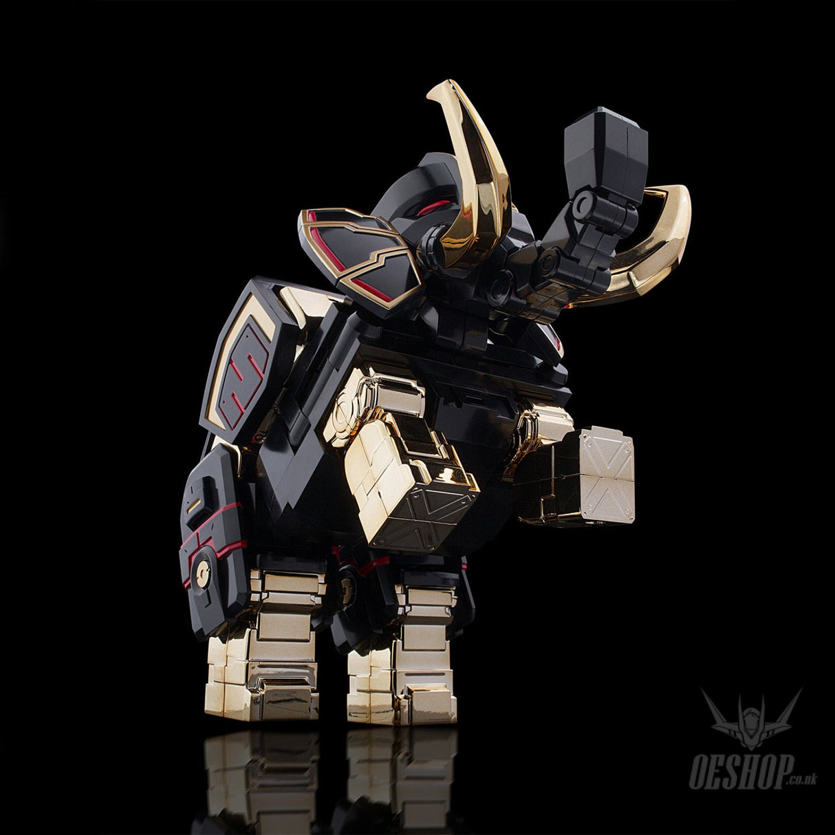 Flame Toys Furai Model Power Rangers Megazord Model Kit Black Limited Ver. - Scale Model Kits