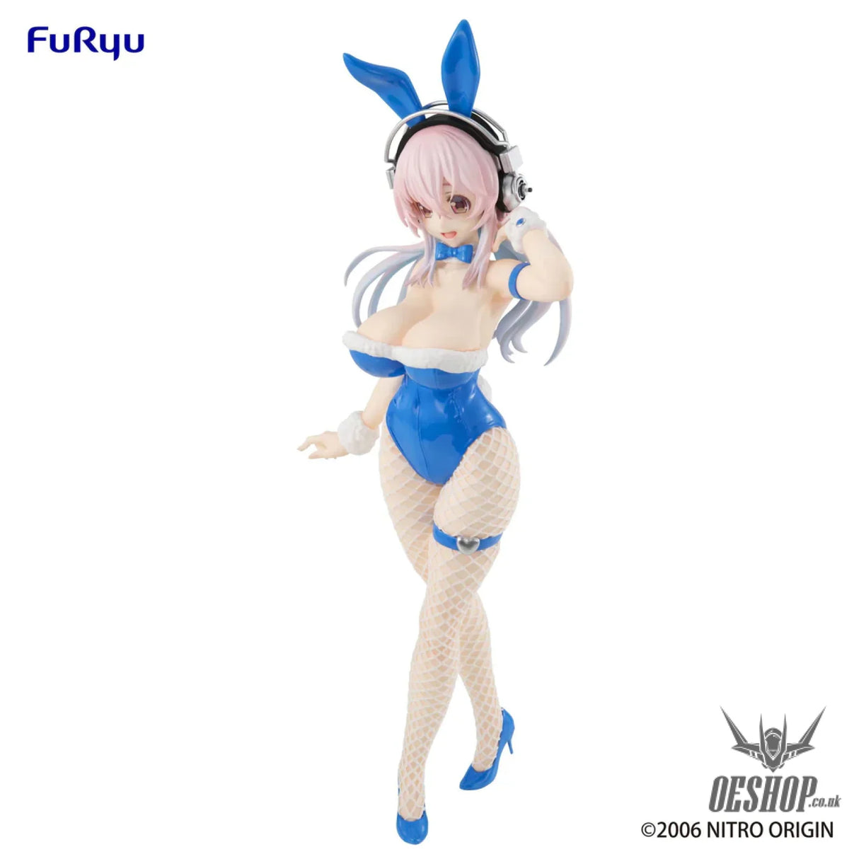 Furyu SUPER SONICO BiCute Bunnies Blue Rabbit ver. Action & Toy Figures