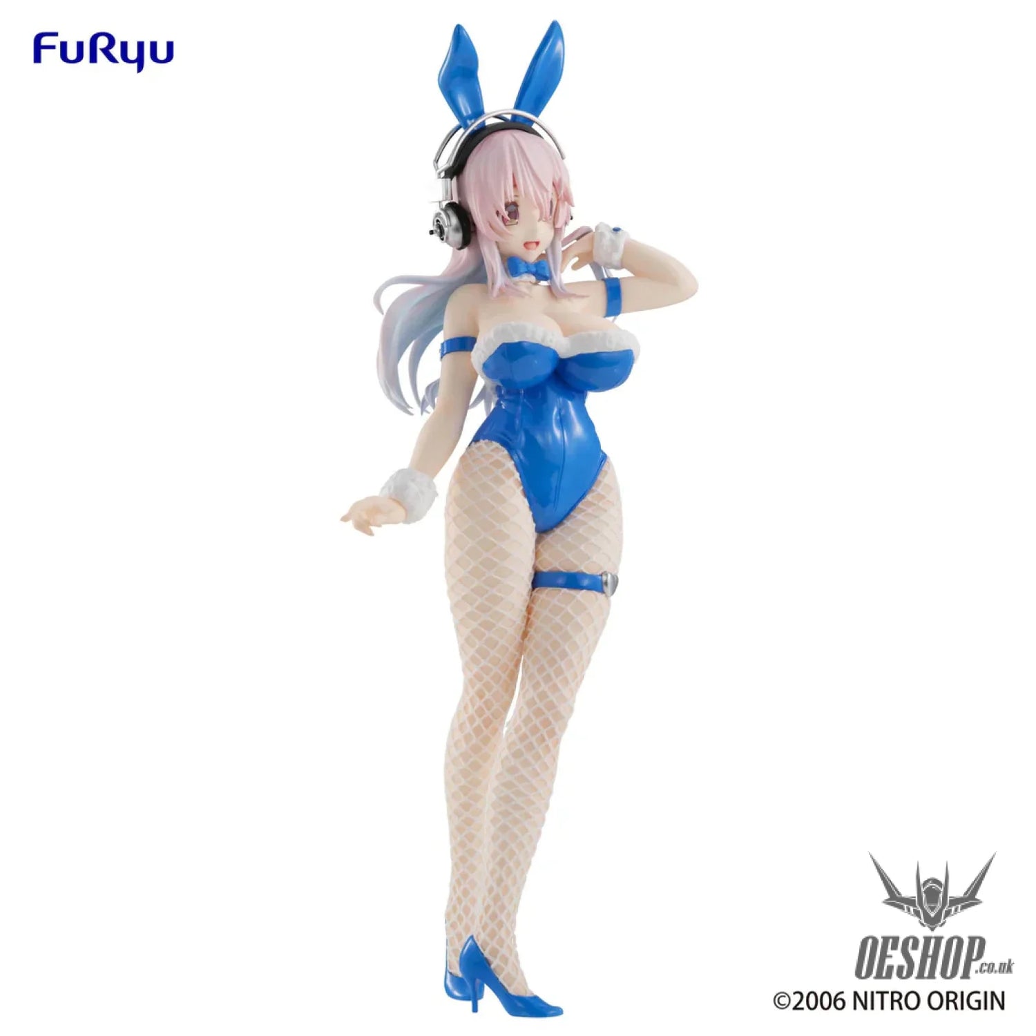 Furyu SUPER SONICO BiCute Bunnies Blue Rabbit ver. Action & Toy Figures