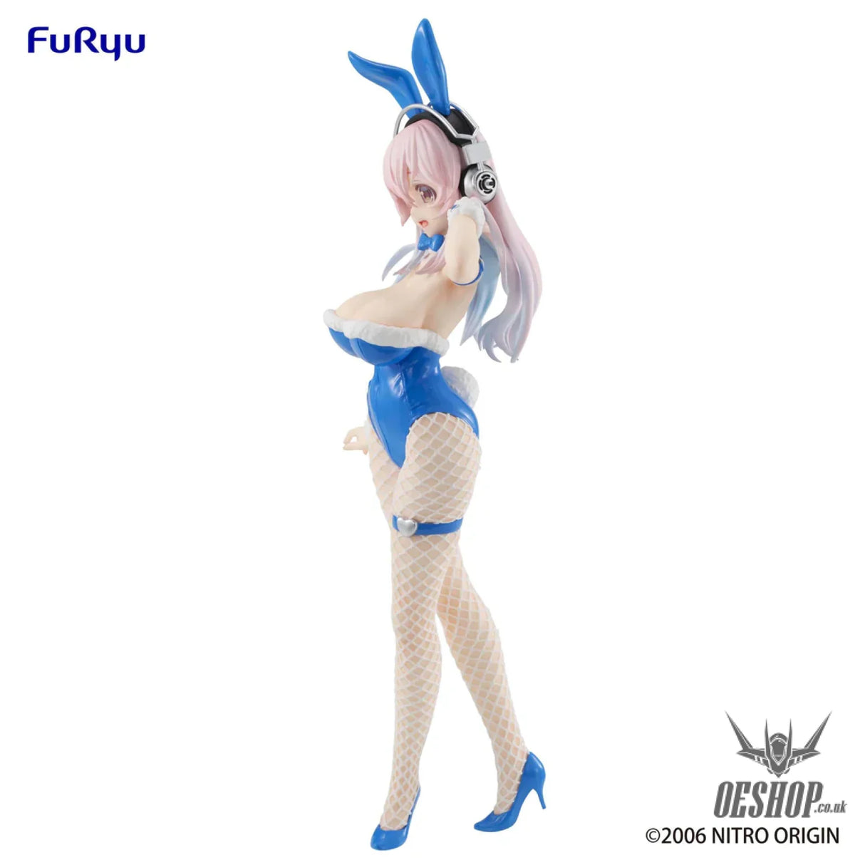 Furyu SUPER SONICO BiCute Bunnies Blue Rabbit ver. Action & Toy Figures