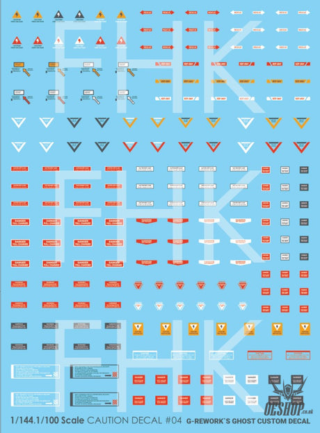 G-Rework Decals - Caution 04 CD-CAU-04 G-Rework 5.99 OEShop