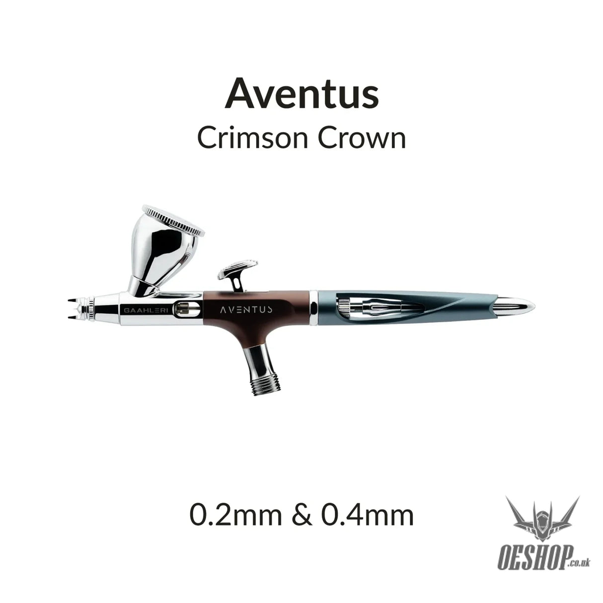 Gaahleri Ace Series Aventus Crimson Crown 0.2 & 0.4mm Airbrush - Airbrushes