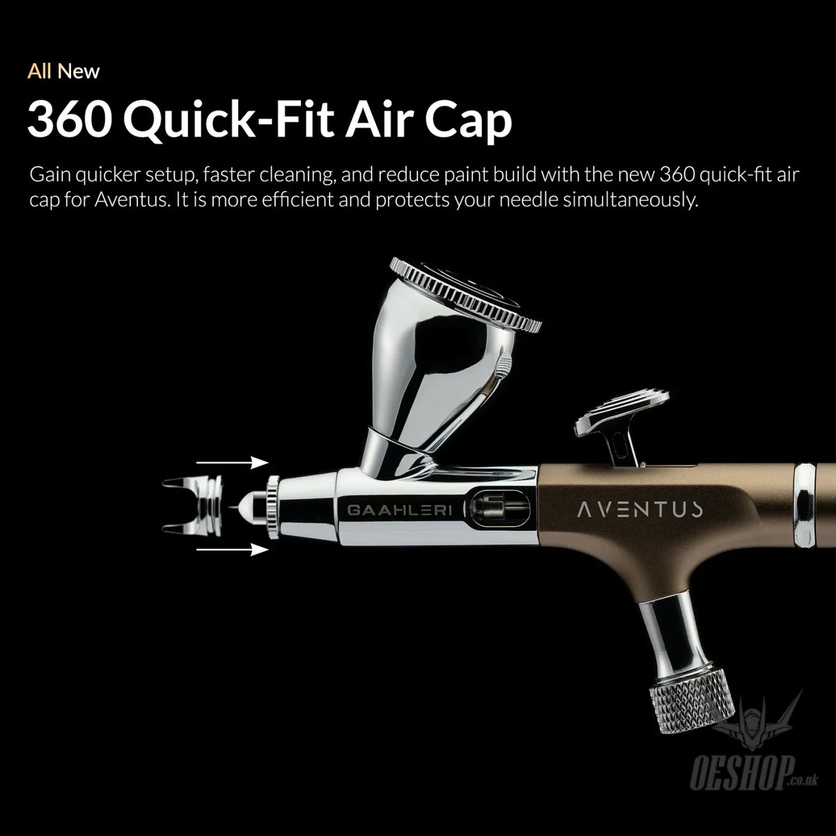 Gaahleri Ace Series Aventus Titan Mist 0.2 & 0.4mm Airbrush - Airbrushes