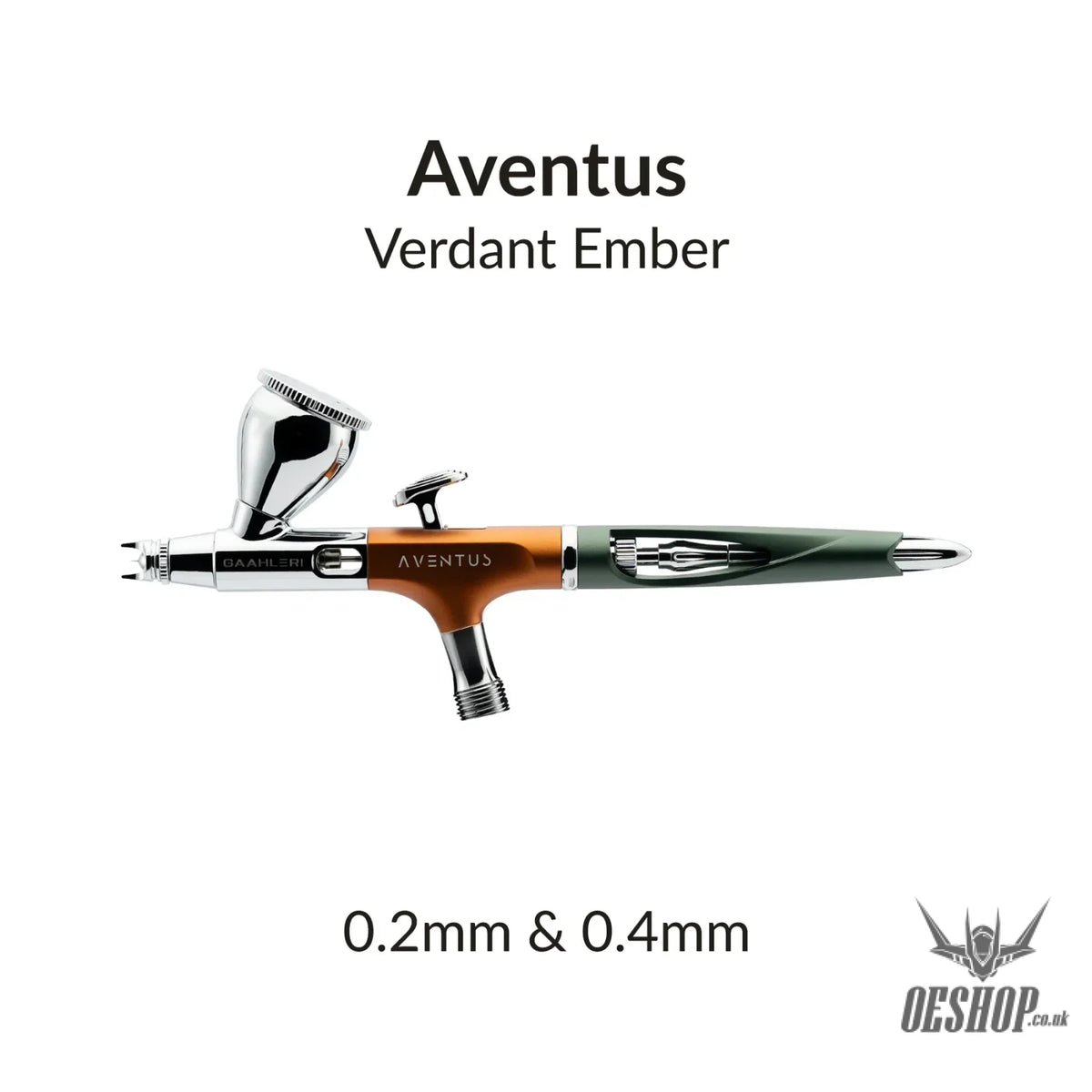 Gaahleri Ace Series Aventus Verdant Ember 0.2 & 0.4mm Airbrush - Airbrushes