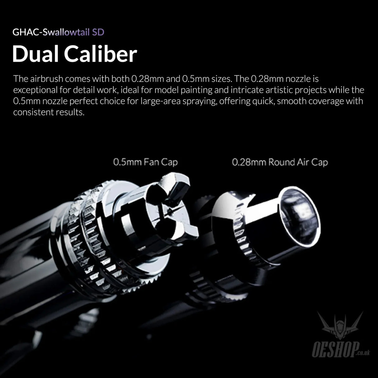 Gaahleri Ace Series GHAC-Swallowtail SD Airbrush Airbrushes